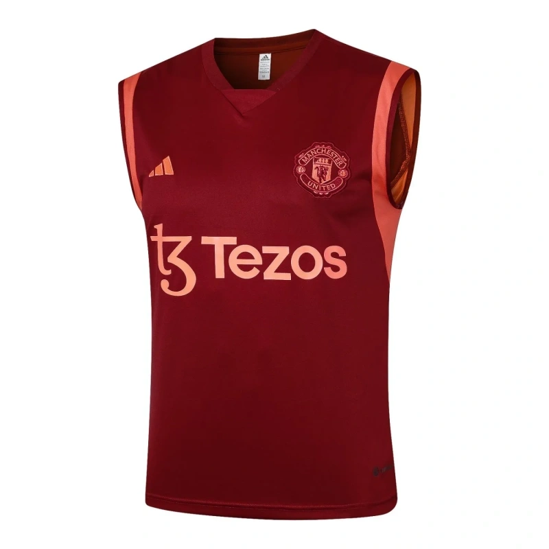 Manchester United 23/24 Sleeveless Jersey and Shorts Set D957