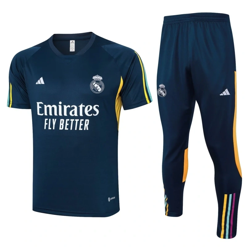 Real Madrid 23/24 Training Shirt and Pants Set White C1073