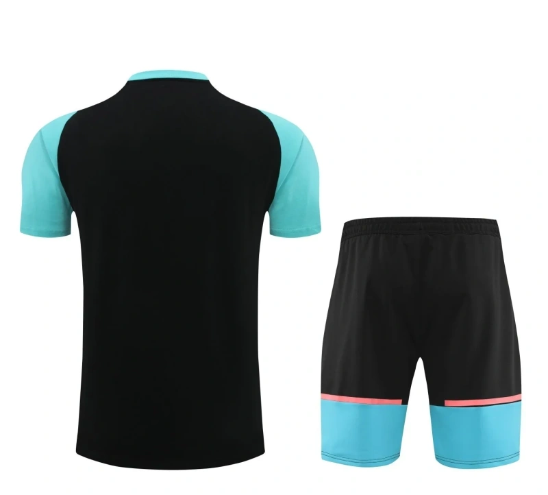 Manchester City 24/25 Team Shirt and Shorts Set Black