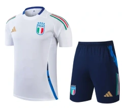 Italy 24/25 Training Shirt and Shorts Set White