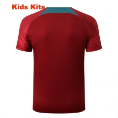 Kids Portugal 22/23 Training Shirt and Pants Set E672