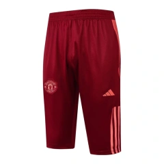 Manchester United 23/24 Training Shirt and 3/4 Pants Set Blue D955