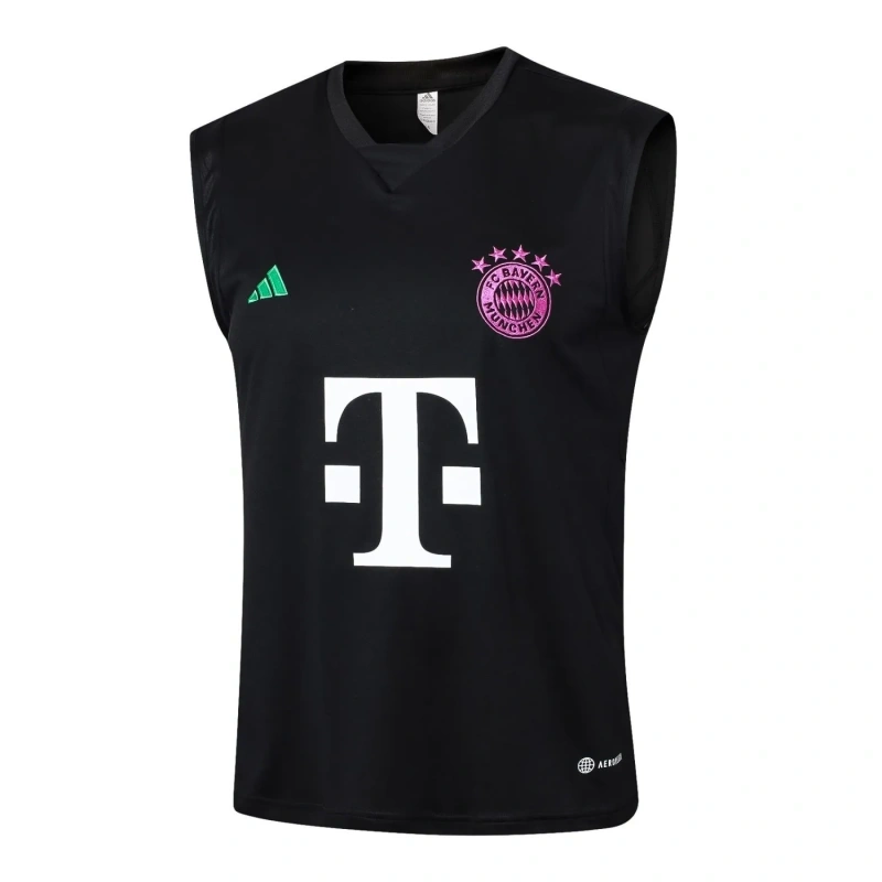 Bayern Munich 24/25 Sleeveless Jersey and Shorts Set Black D990