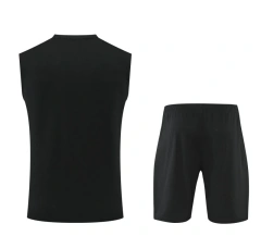 Manchester United 22/23 Training Vest and Shorts Set Black