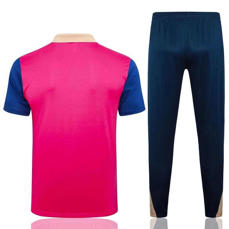 Barcelona 24/25 Polo and Pants Set Red C1087