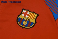 Kids Barcelona 23/24 Training Jacket and Pants Set Red E732