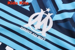 Kids Olympique Marseille 22/23 Training Shirt and Pants Set E666