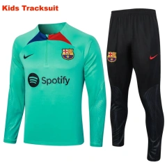 Kids Barcelona 23/24 Half-Zip Training Sweatshirt and Pants Set E771