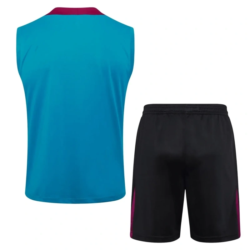 PSG 24/25 Sleeveless Jersey and Shorts Set D1027