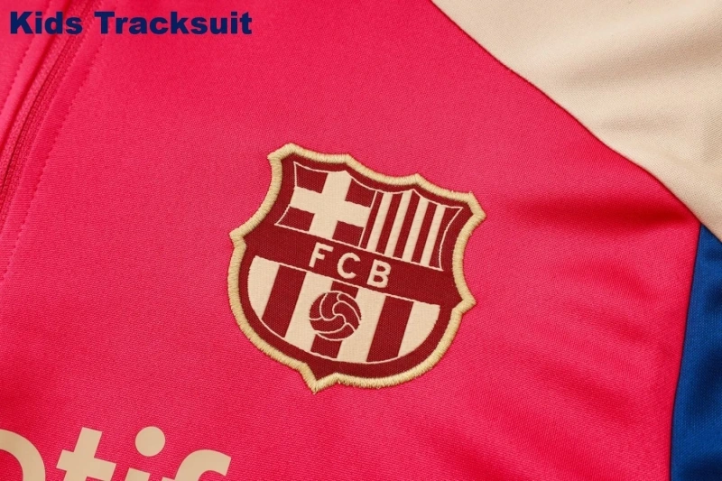 Kids Barcelona 24/25 Half-Zip Training Sweatshirt and Pants Set E805