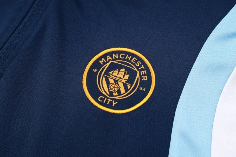 Manchester City 23/24 Half-Zip Training Top and Pants Set B751