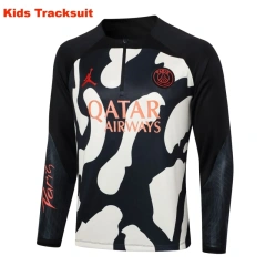Kids PSG 23/24 Half-Zip Training Sweatshirt and Pants Set E782 - PM