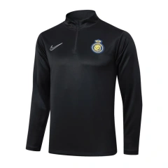Al-Nassr FC 24/25 Half-Zip Training Top and Pants Set Black B791