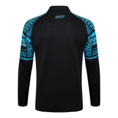 SSC Napoli 23/24 Half-Zip Training Top and Pants Set Black B757