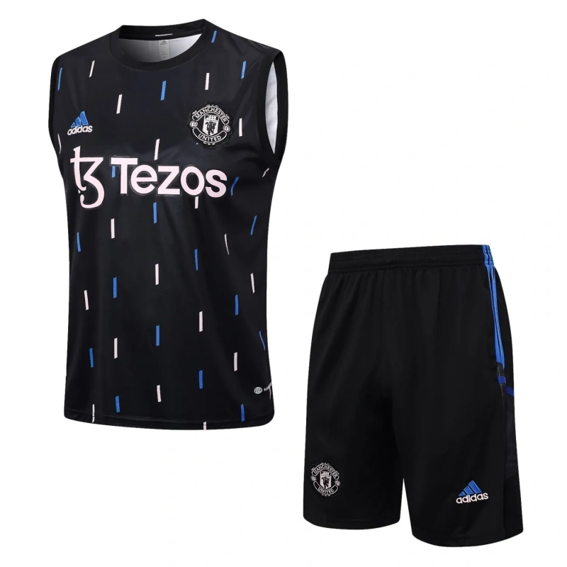 Manchester United 23/24 Sleeveless Jersey and Shorts Set D816
