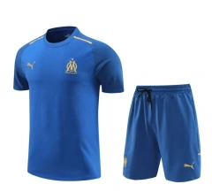 Olympique Marseille 24/25 Team Shirt and Shorts Set Blue