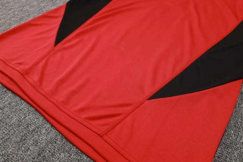 Manchester United 23/24 Half-Zip Training Top and Pants Set Red B762