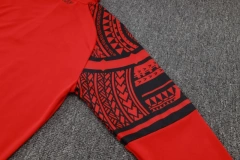 SSC Napoli 23/24 Half-Zip Training Top and Pants Set Red B765