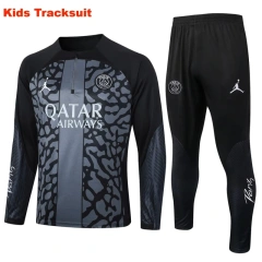 Kids PSG 23/24 Half-Zip Training Sweatshirt and Pants Set E750