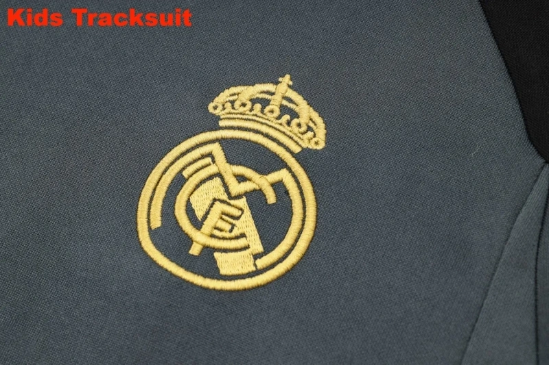 Kids Real Madrid 23/24 Half-Zip Training Sweatshirt and Pants Set E786