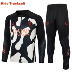 Kids PSG 23/24 Half-Zip Training Sweatshirt and Pants Set E782 - PM