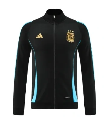 Argentina 2024 Full-Zip Team Track Jacket Black