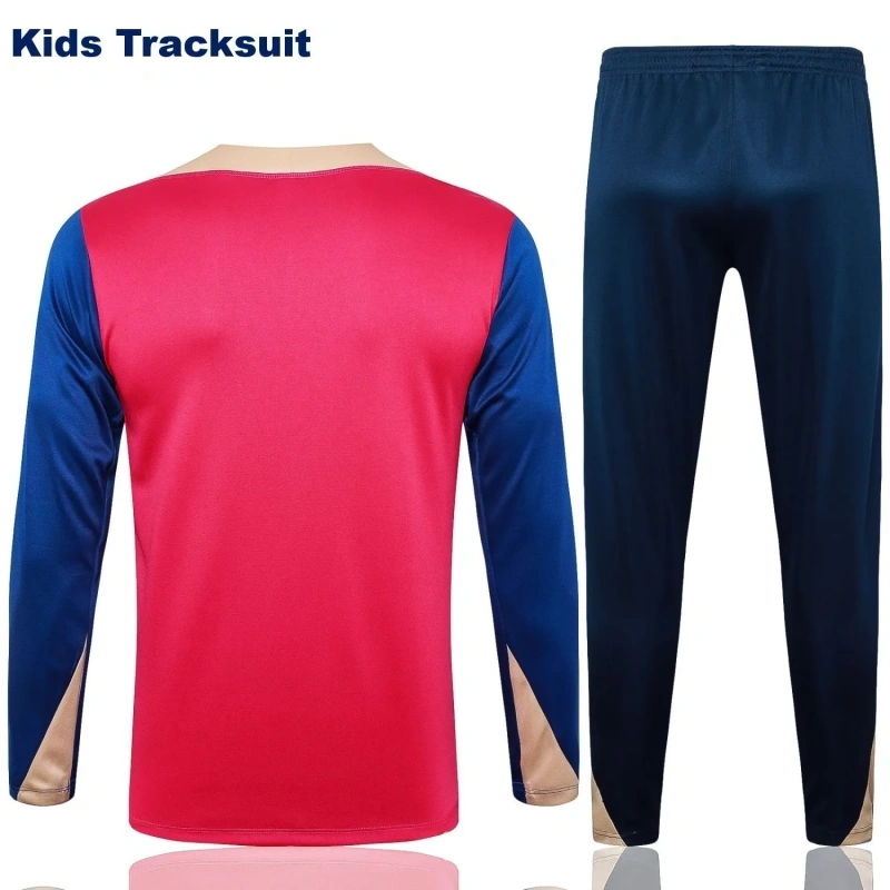 Kids Barcelona 24/25 Half-Zip Training Sweatshirt and Pants Set E805