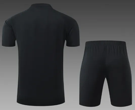 AC Milan 24/25 Training Shirt and Shorts Set Black