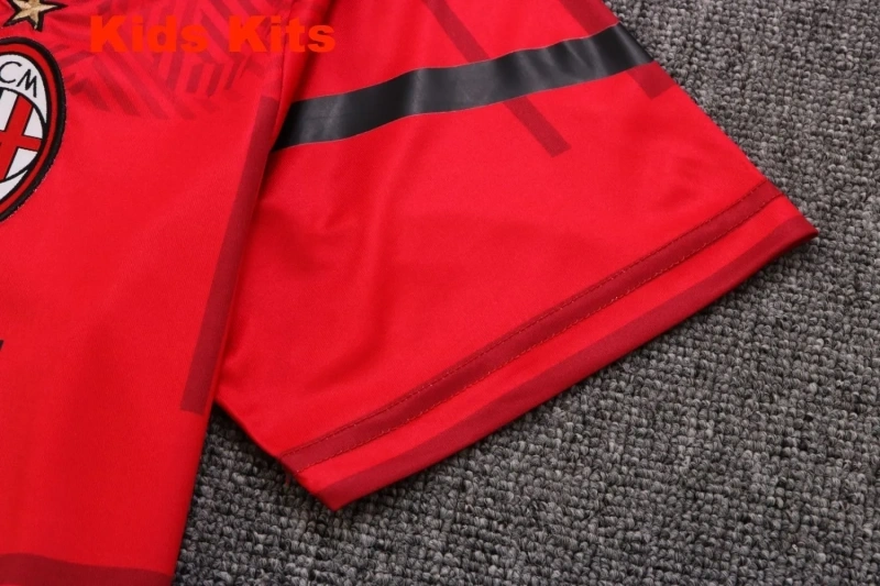 Kids AC Milan 22/23 Training Shirt and Pants Set E670