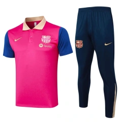 Barcelona 24/25 Polo and Pants Set Red C1087