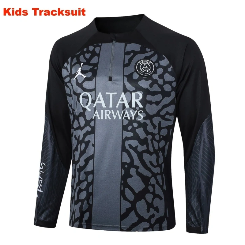 Kids PSG 23/24 Half-Zip Training Sweatshirt and Pants Set E750