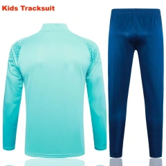 Kids Olympique Marseille 23/24 Half-Zip Training Sweatshirt and Pants Set E696