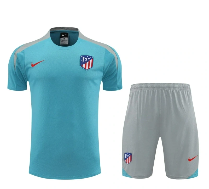 Atletico Madrid 24/25 Training Shirt and Shorts Set Blue