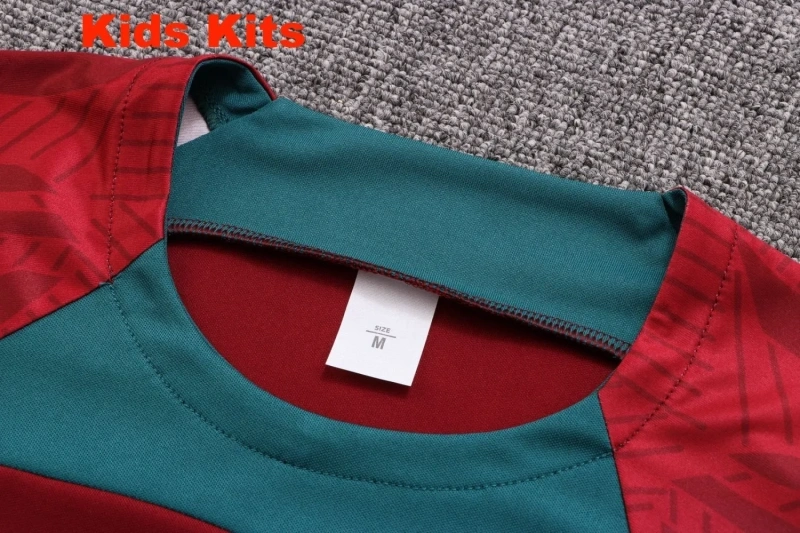 Kids Portugal 22/23 Training Shirt and Pants Set E672