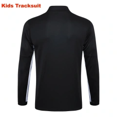Kids PSG 23/24 Half-Zip Training Sweatshirt and Pants Set Black E778