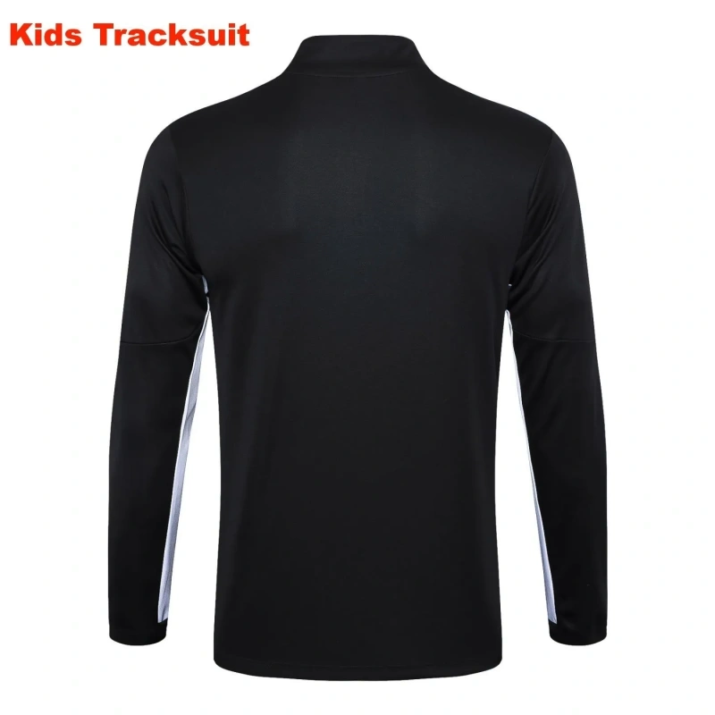 Kids PSG 23/24 Half-Zip Training Sweatshirt and Pants Set Black E778