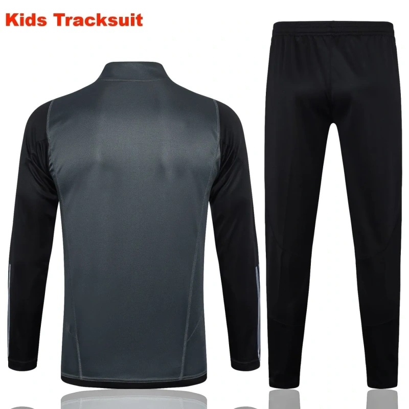 Kids Real Madrid 23/24 Half-Zip Training Sweatshirt and Pants Set E749