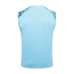 Manchester City 23/24 Sleeveless Jersey and Shorts Set D923