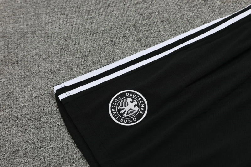 Germany 2024 Training Shirt and Shorts Set Black