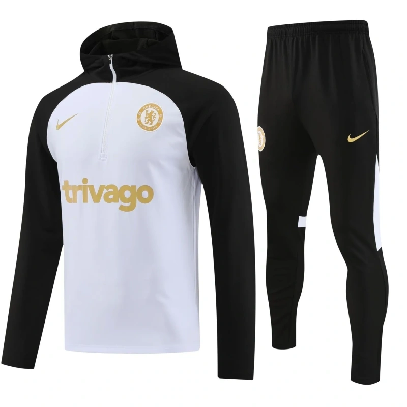 Manchester United 23/24 Half-Zip Hoodie and Pants Set