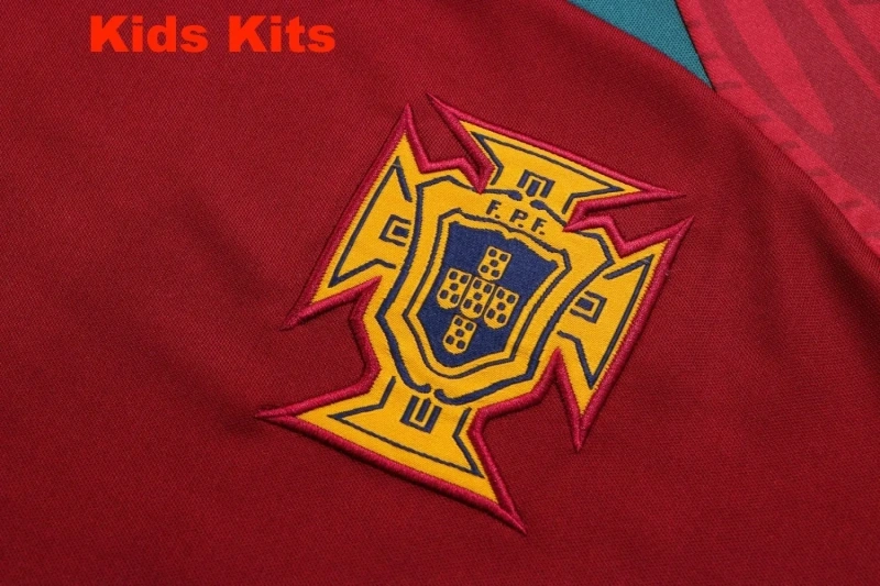 Kids Portugal 22/23 Training Shirt and Pants Set E672
