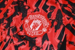 Manchester United 23/24 Half-Zip Training Top and Pants Set Red B741 - PM