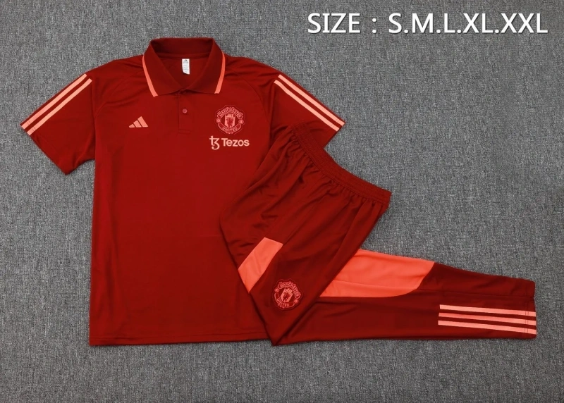 Manchester United 23/24 Polo and Pants Set C1074