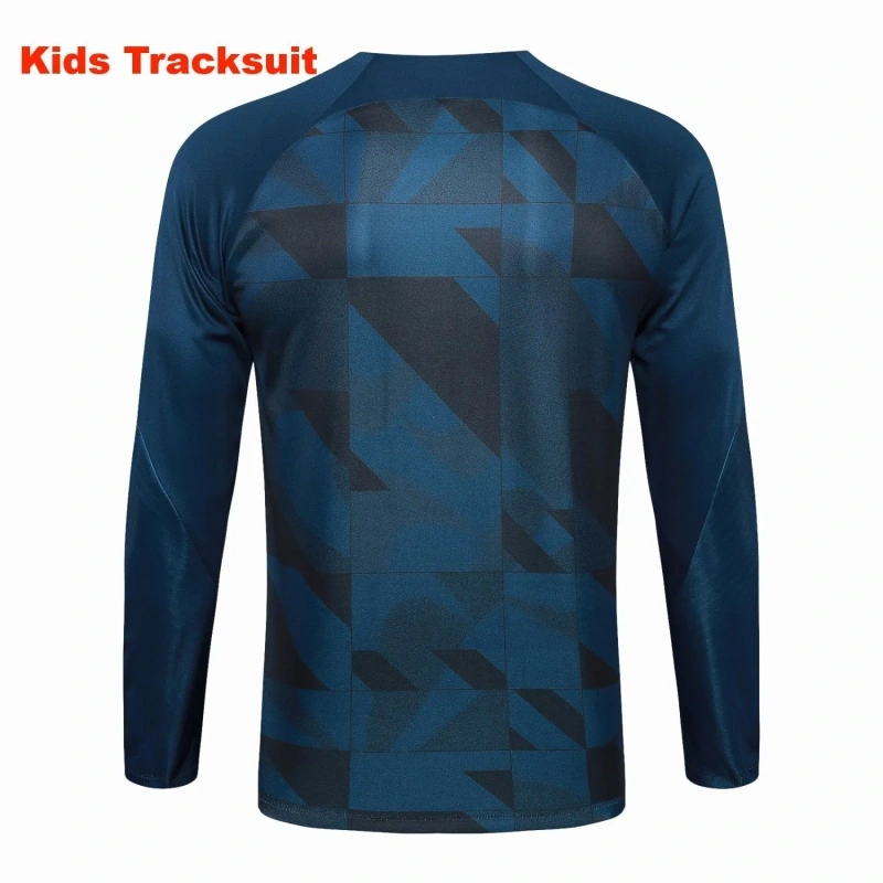 Kids Barcelona 23/24 Half-Zip Training Sweatshirt and Pants Set E724 - PM