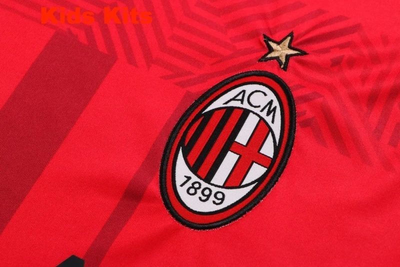 Kids AC Milan 22/23 Training Shirt and Pants Set E670