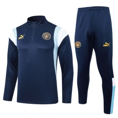Manchester City 23/24 Half-Zip Training Top and Pants Set B751