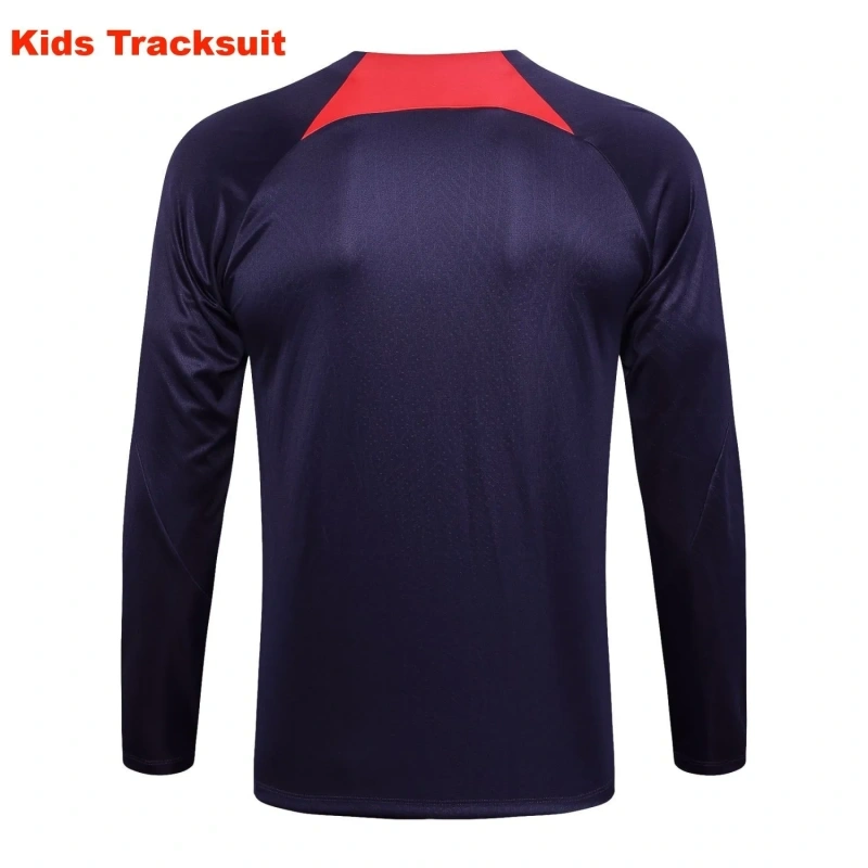 Kids PSG 23/24 Half-Zip Training Sweatshirt and Pants Set E694