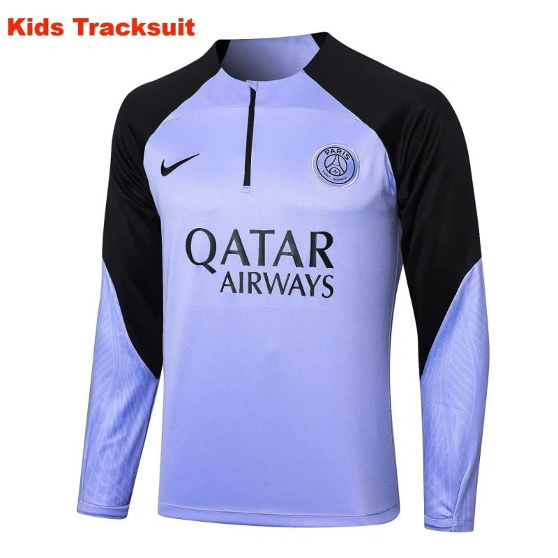 Kids PSG 23/24 Half-Zip Training Sweatshirt and Pants Set E770