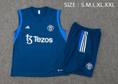 Manchester United 23/24 Sleeveless Jersey and Shorts Set D946