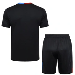 Barcelona 24/25 Training Shirt and Shorts Set Black D961